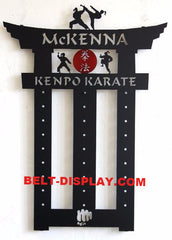 Karate Belt Display |  Taekwondo Belt Holder | Martial Arts Belt Rack