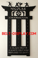 Shop Largest Karate Belt Holder Designs Online | Martial Arts Belt Racks | Belt-Display.com