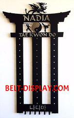 Tae Kwon Do Belt Holder : Martial Arts Belt Rack Holder: Karate Belt  Display