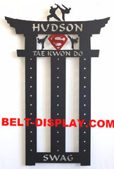 Taekwondo Belt Display: Karate Belt Rack: Martial Arts Belt Holder