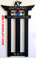 ATA Taekwondo: Taekwondo belt display: Taekwondo belt rack