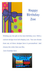Happy b-day Gift certificate