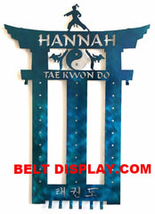 Tae Kwon Do Belt  Rack: TKD Belt Holder
