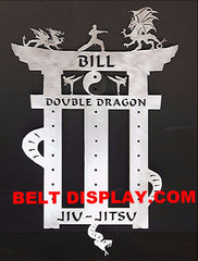 Jiu-Jitsu Belt Display: BJJ-Belt Display: Martial Arts Belt Holder