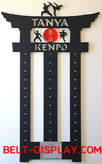 Top Online Kenpo Belt Display | Karate Belt Rack | Martial Arts Belt Holder | Personalized