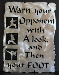 Martial Arts Wall Plaque 1