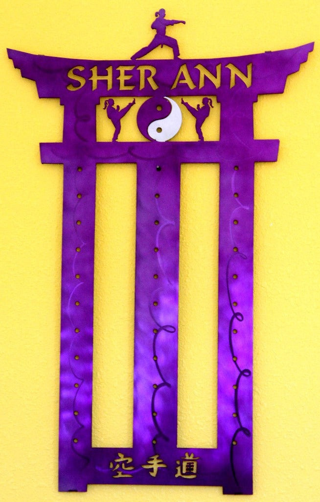 Tai Kwon Do Display Rack Martial Arts / Karate/ Tae Kwon Do / Belt Display Rack – Best on the ...