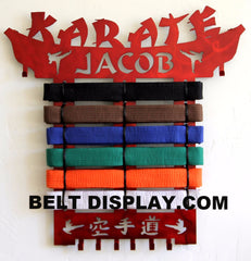 #1 Selling Karate Belt Display Personalized | Exclusive designs, Second to none | Belt-Display.com