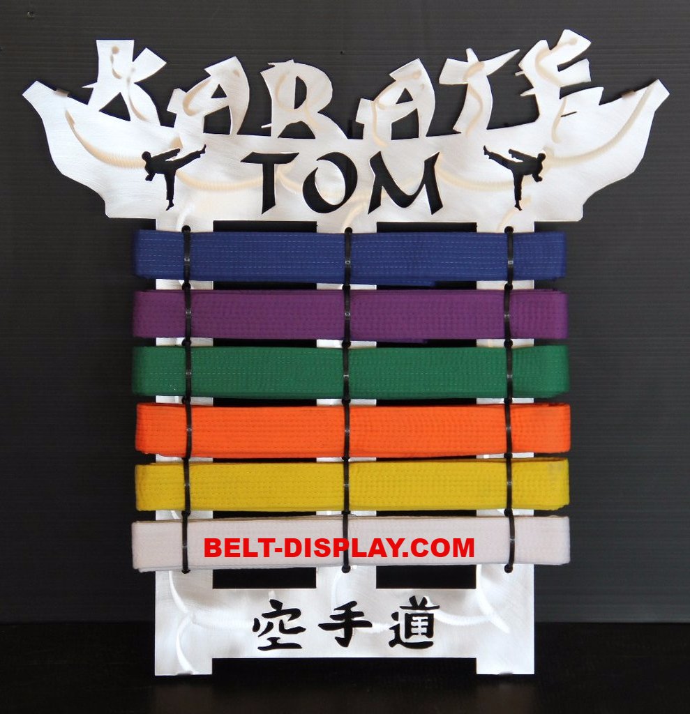 Karate Belt Display Martial Arts Belt Holder Taekwondo Belt Dispaly Rack Best on the Planet Karate Belt Display Martial Arts Belt Displays