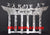 Karate 10 Level Belt Display: Karate Belt Rack: Personalized Karate belt rack Belt-Display.com