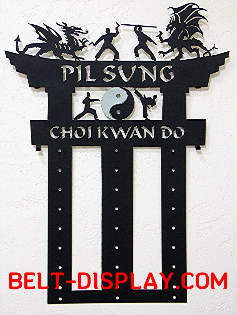 Tai Kwon Do Display Rack Order Online the Best Selling Karate Belt Display | Personalized Tae ...