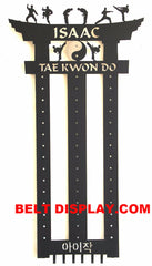 Karate Belt Display: Taekwondo Belt Display Rack: Martial Arts Belt Rack