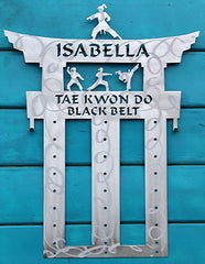 Copy of Karate Belt Display: Taekwondo Belt Rack: Martial Arts Belt Holder