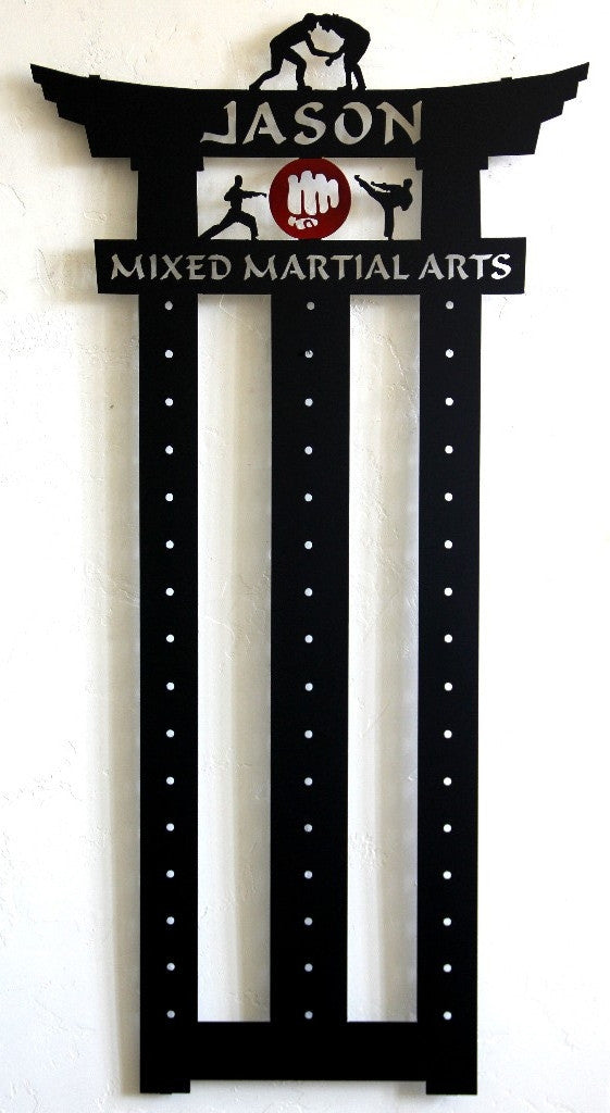 .MMA Belt Display: Mixed Martial Arts Display Rack: Martial Arts Belt ...