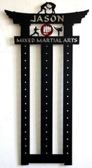 MMA Belt Display: Mixed Martial Arts Display Rack: Martial Arts Belt Rack