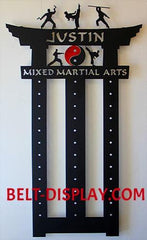 2023 Personalized Karate Belt Display, Brilliant Martial Arts Design,  | Belt-Display.com