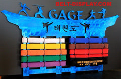 Tae Kwon Do Belt Display Rack