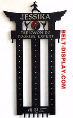 Martial Arts Belt Display: Tae Kwon Do  & Karate Belt Display Rack: