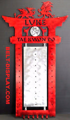 Martial Arts Belt Display: Tae Kwon Do Belt  Rack: Karate Belt  Display
