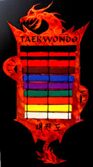 Martial Arts Belt Display Rack