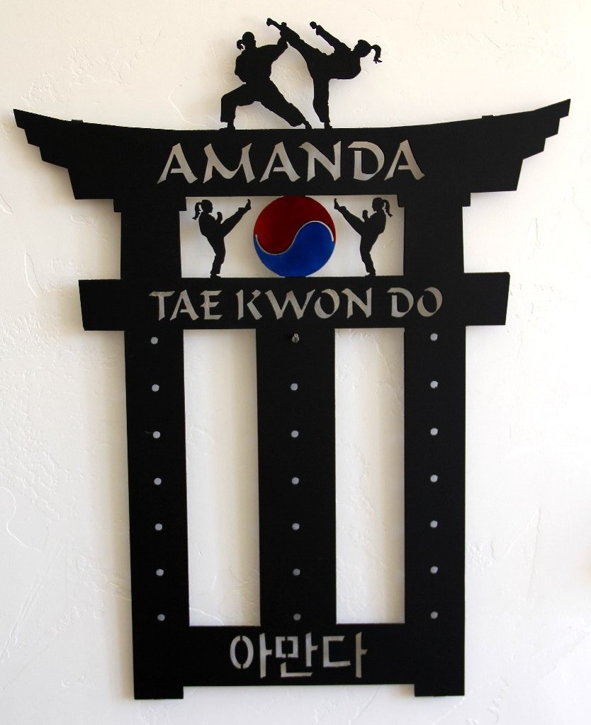 12 level deals taekwondo belt display