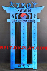 Martial Arts Belt Display: Karate Belt Rack: Tae Kwon do Belt Rack