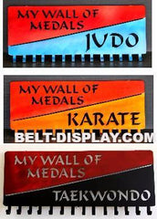 Martial Arts Medal Display: Karate Medal Holder: Taekwondo Medal Display