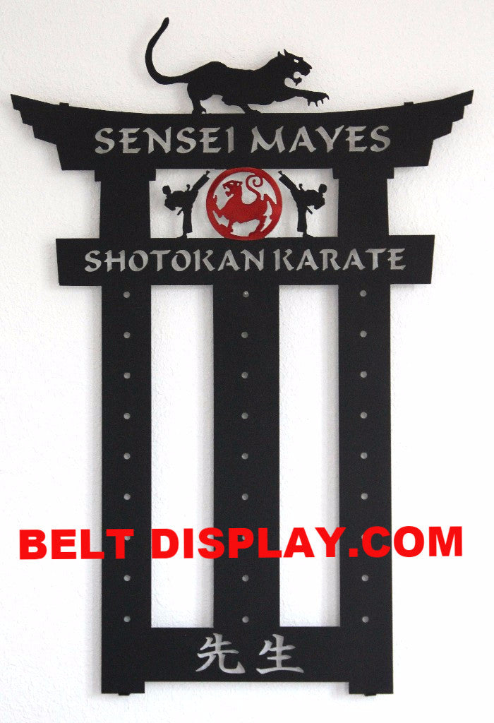 Karate Belt Display Taekwondo Belt Display Rack Martial Arts Belt
