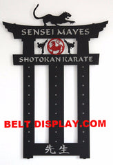 Shotokan Karate Belt Holder: Taekwondo Belt Display Rack: Martial Arts Belt Rack