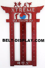 Dojo Martial Arts Belt Display: Taekwondo Belt Rack: Martial Arts Belt Rack