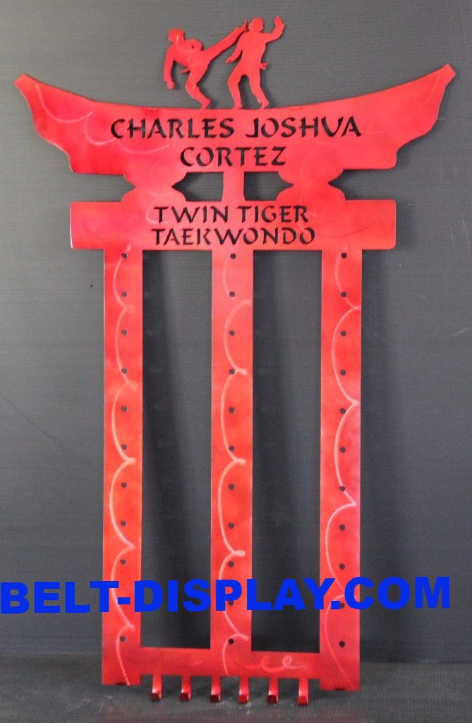 Tai Kwon Do Display Rack Taekwondo 10 Belt Display at Lori Allan blog