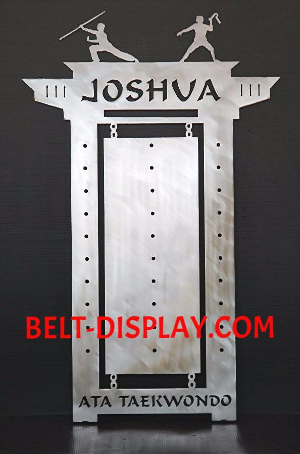 Tai Kwon Do Display Rack Tae kwon do Belt Display: Martial Arts Belt Rack: Personalized Karate ...