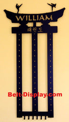 ata taekwondo:Taekwondo belt display: 14 level Taekwondobelt rack