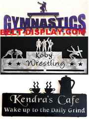 Personalized Home Decor: Custom Medal Holders and Trophy Shelves - <a href="http://www.medal-display.com" target="blank">customcut4you.com</a>