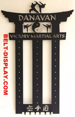Martial Arts Belt Display / Personalized martial arts belt holder