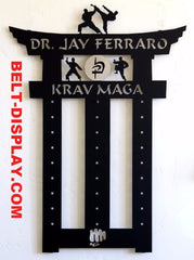 Krav Maga Belt Display Rack