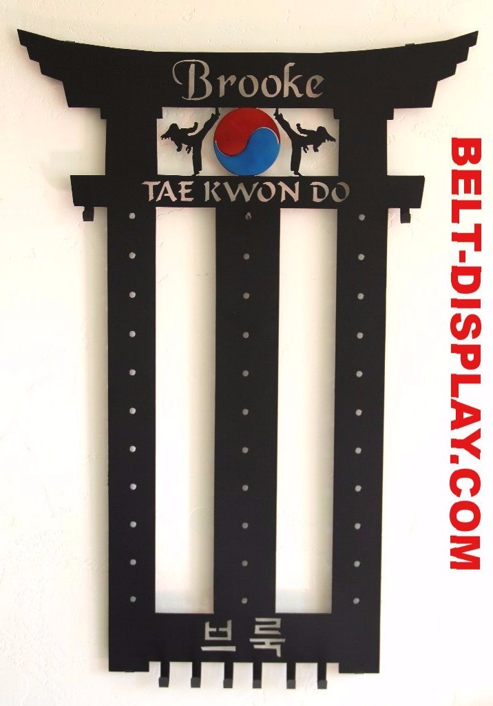 Taekwondo Belt Display Martial Arts Belt Holder Karate Belt Rack
