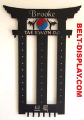 Martial Arts Belt Holder / Taekwondo Belt Display