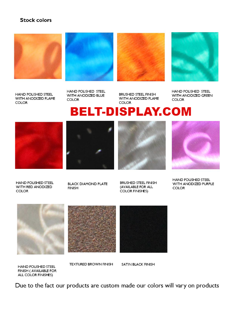 Color Chart Best on the Planet Karate Belt Display Martial
